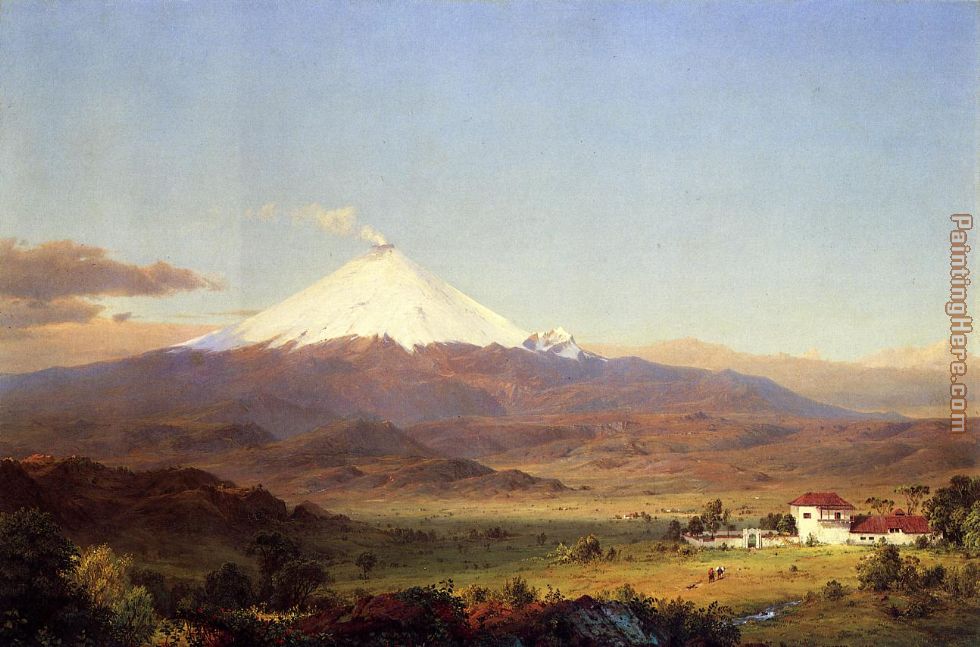 Cotopaxi painting - Frederic Edwin Church Cotopaxi art painting